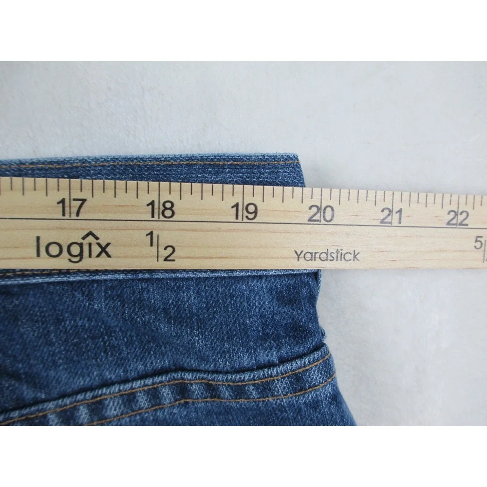 Carhartt Pants Mens 40 Blue Denim Jeans Straight Workwear‎ Casual 40X29*